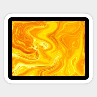 Holographic Liquid Marble, Molten Gold Sticker